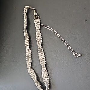 Rhinestone choker